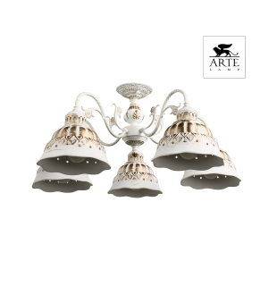 Люстра потолочная Arte Lamp A2814PL-5WG CHIESA Е27 5х60Вт 230В