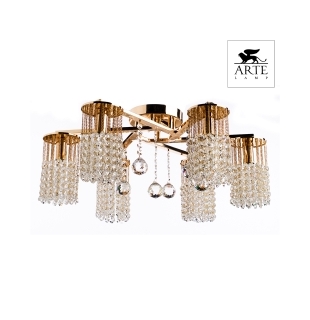 Люстра потолочная Arte Lamp A3028PL-6GO CASCATA Е14 6х60Вт 230В