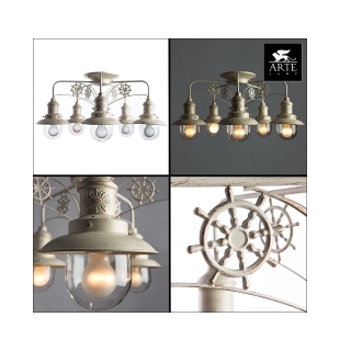 Люстра потолочная Arte Lamp A4524PL-5WG SAILOR Е27 5х60Вт 230В