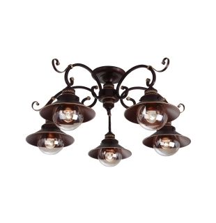 Люстра потолочная ARTE LAMP A4577PL-5CK GRAZIOSO 5xE27 60W 220V IP20