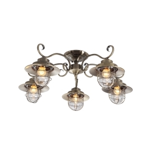 Люстра потолочная ARTE LAMP A4579PL-5AB LANTERNA 5xE27 60W 220V IP20