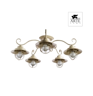 Люстра потолочная ARTE LAMP A4579PL-5WG LANTERNA 5xE27 60W 220V IP20