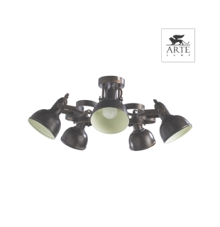 Люстра потолочная Arte Lamp A5216PL-5BR MARTIN Е14 5х40Вт 230В