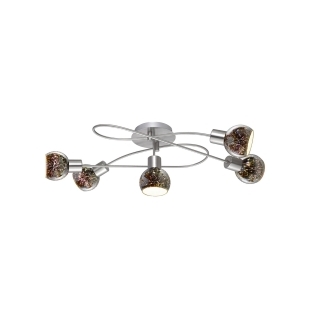 Люстра потолочная Arte Lamp A6125PL-5SS Illusione E14 5x40W IP20