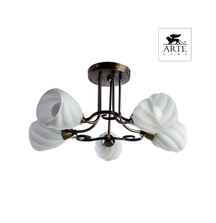 Люстра потолочная Arte Lamp A6253PL-5BA SWIRLS Е14 5х40Вт 230В