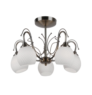 Люстра потолочная ARTE LAMP A6285PL-5AB GIRO 5xE14 40W 220V IP20