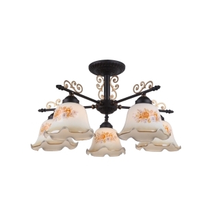 Люстра потолочная ARTE LAMP A6582PL-5BR AROMA 5xE27 60W 220V IP20