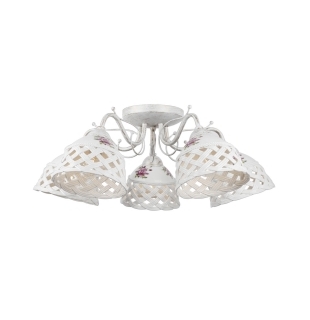 Люстра потолочная ARTE LAMP A6616PL-5WG WICKER 5xE14 40W 220V IP20