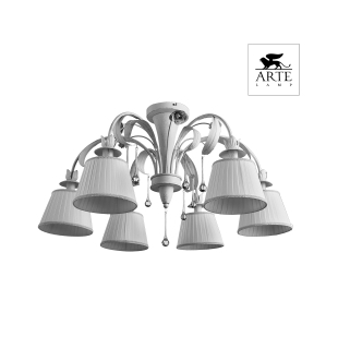 Люстра потолочная ARTE LAMP A8100PL-6WG BORGIA Е14 6х40W 230V