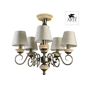 Люстра потолочная ARTE LAMP A9070PL-5AB IVORY Е14 5х40W 230V