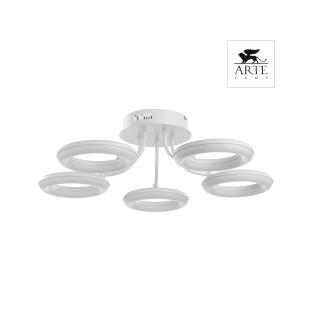 Люстра потолочная ARTE LAMP A9358PL-5WH NASTRO LED 32W 220V IP20