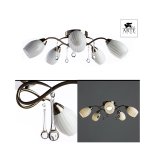 Люстра потолочная ARTE LAMP A9534PL-5AB CORNIOLO Е14 5х40W 230V