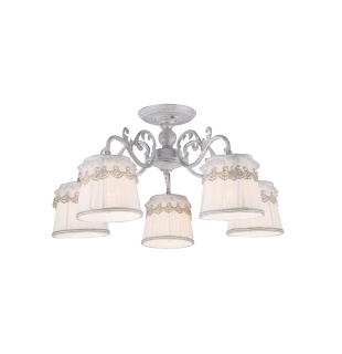 Потолочный светильник Arte Lamp A5709PL-5WG Merletto E14 5x40W IP20