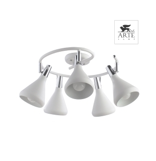 Спот ARTE LAMP A9155PL-5WH CICLONE 5xE14 40W 220V IP20