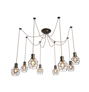 Люстра подвесная ARTE LAMP A9182SP-8BZ INTERNO 8xE27 40W 220V IP20