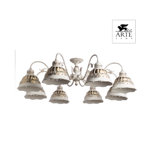 Люстра потолочная Arte Lamp A2814PL-8WG CHIESA Е27 8х60Вт 230В