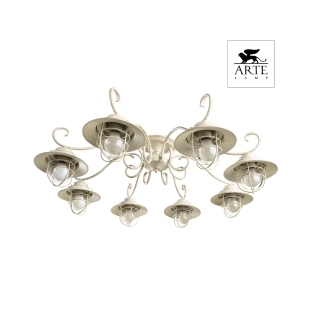 Люстра потолочная ARTE LAMP A4579PL-8WG LANTERNA 8xE27 60W 220V IP20