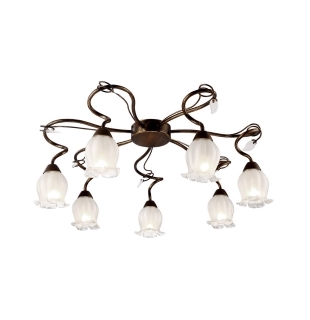 Люстра потолочная ARTE LAMP A7449PL-7BR GLAMORE 7xE14 40W 220V IP20