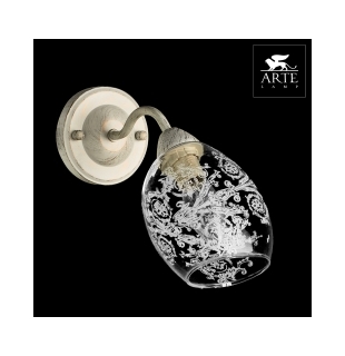 Бра ARTE LAMP A1296AP-1WG BETTINA 1xE14 40W 220V IP20