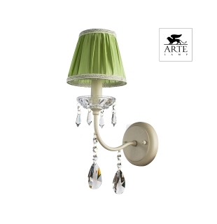 Бра Arte Lamp A3082AP-1WG VEIL Е14 1х60Вт 230В