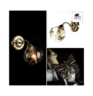 Бра ARTE LAMP A5004AP-1AB ALESSANDRA 1xE14 40W 220V IP20