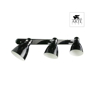 Бра ARTE LAMP A5049PL-3BK MERCOLED 3xE27 60W 220V IP20