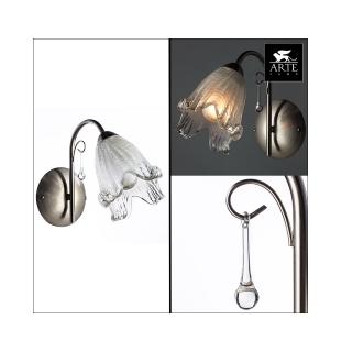 Бра ARTE LAMP A7957AP-1SS SUSSURRO 1xE14 40W 220V IP20