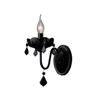 Бра Arte Lamp A8918AP-1BK Odillia E14 1x40W IP20