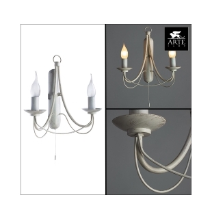 Бра Arte Lamp A6300AP-2WG MAYPOLE Е14 2х60Вт 230В
