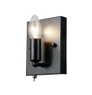 Бра Arte Lamp A8811AP-1BK Bastiglia E14 1x40W IP20