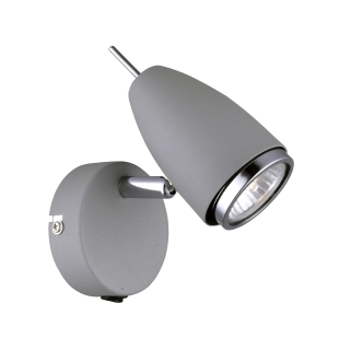 Спот Arte Lamp A1966AP-1GY Regista GU10 1x50W IP20