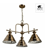 Люстра подвесная Arte Lamp A1511LM-3PB KENSINGTON Е14 3х40Вт 230В