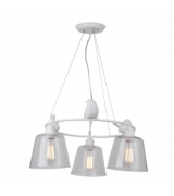 Люстра подвесная Arte Lamp A4289LM-3WH Passero E27 3x40W IP20