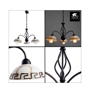 Люстра подвесная Arte Lamp A6884LM-3BR RUSTICA E27 5x60W 220V