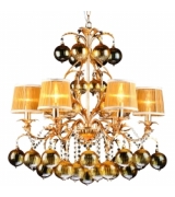 Люстра подвесная Arte Lamp A1199LM-6GO MONARCH Е14 6х60Вт 230В