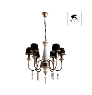 Люстра подвесная ARTE LAMP A1843LM-6BG FORTEZZA Е14 6х40W 230V