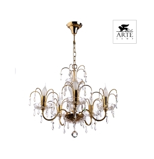 Люстра подвесная Arte Lamp A3054LM-5GO SPARKLES Е14 5х60Вт 230В