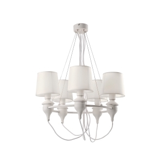 Люстра подвесная Arte Lamp A3326LM-5WH Sergio E14 5x40W IP20