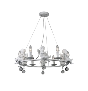 Люстра подвесная Arte Lamp A4288LM-6WH Amur E27 6x40W IP20