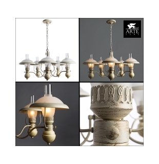 Люстра подвесная Arte Lamp A4533LM-5WG CAPANNA Е27 5х60Вт 230В