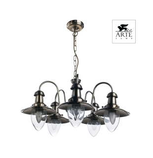 Люстра подвесная ARTE LAMP A5518LM-5AB FISHERMAN Е27 5х60W 230V