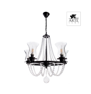 Люстра подвесная ARTE LAMP A6586LM-5BK MALIA 5xE14 40W 220V IP20