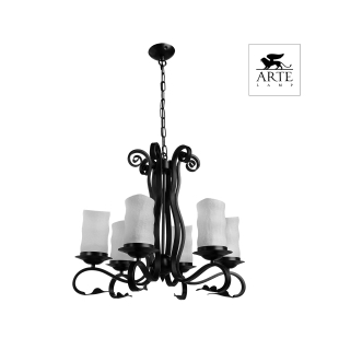 Люстра подвесная Arte Lamp A7915LM-6BK SCROLL Е27 6х60Вт 230В