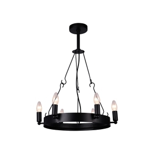 Люстра подвесная Arte Lamp A8811SP-6BK Bastiglia E14 6x40W IP20
