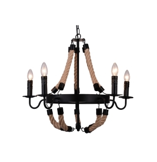 Люстра подвесная Arte Lamp A8956LM-5BK Marsiglia E14 5x40W IP20
