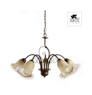 Люстра подвесная ARTE LAMP A9361LM-5BR MORMORIO 5xE27 40W 220V IP20