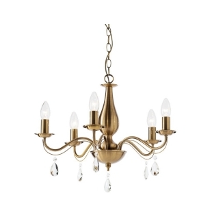 Люстра подвесная ARTE LAMP A9369LM-5RB AMULETO 5xE14 40W 220V IP20