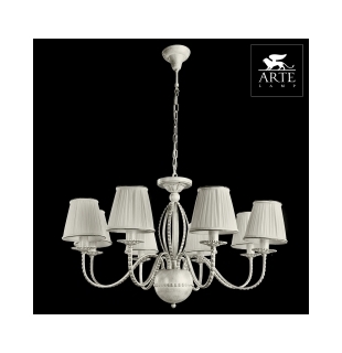 Люстра двойного крепления ARTE LAMP A2046LM-8WG CALAMARO Е14 8х60W 230V