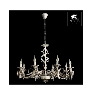 Люстра подвесная Arte Lamp A1018LM-8GA OLIVIA Е14 8х40Вт 220В