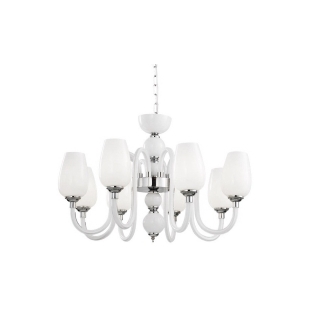 Люстра подвесная ARTE LAMP A1404LM-8WH LAVINIA 8xE14 40W 220V IP20